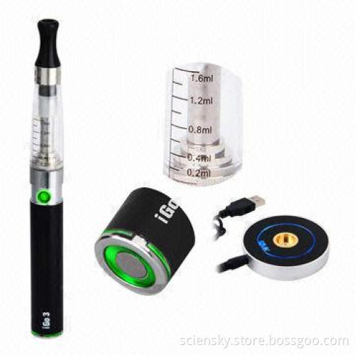 New Electronic Cigarette Igo3 with CE4 Atomizer, Full Battery Can Keep up to 650 Puffs